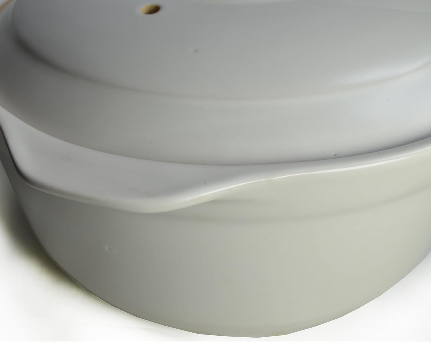 Casserole Clay Pot Heat-resistant Premium Bowl 4l Cookware Stockpot Rice Soup Simmered Stewed White Porcelain