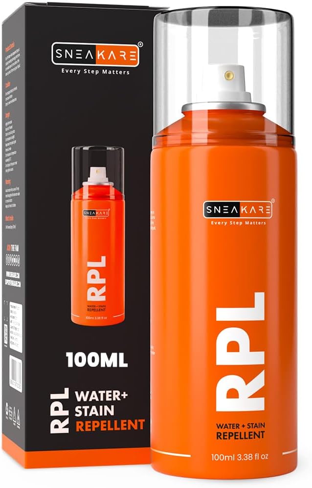 SNEAKARE 100ml RPL Spray for Shoes - Shoe Protector Spray - Stain & Water Repellent, RPL 100ML (Pack of 1), Pack of 1