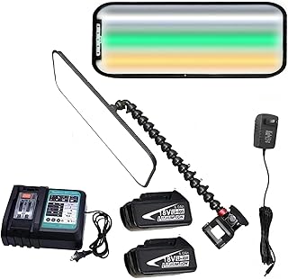 60cm大型車体へこみPDRライト 12色調光スタイル調整 ペイントレスデントリペアツール 車体へこみライトボード 車体へこみ修理ツール (電池付き)