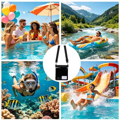 Impermeable para teléfono móvil con gran bolsillo para viajes y piscina 4