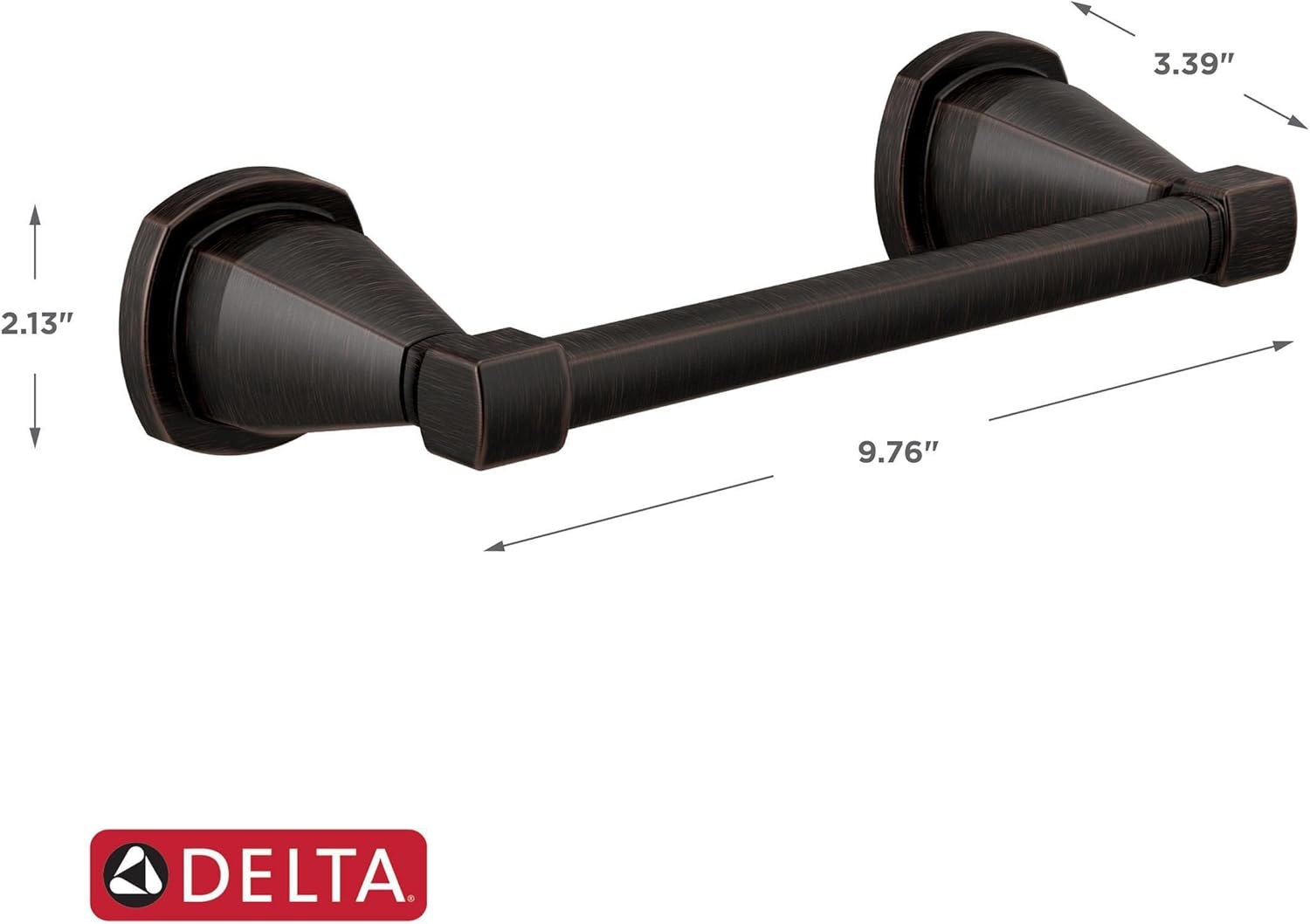 DELTA FAUCET 77655-RB Stryke Toilet Paper Holder, Venetian Bronze : Everything Else