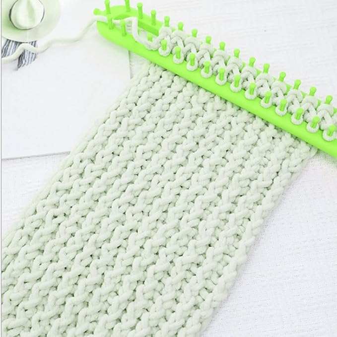 Telai Per Maglieria,Telaio Per Maglieria Tessitura telaio knitter kit kit da maglia kit di plastica calzino cappello sciarpa sciarpe maker plastica manico lungo Fai da te Strumenti for maglieria a man