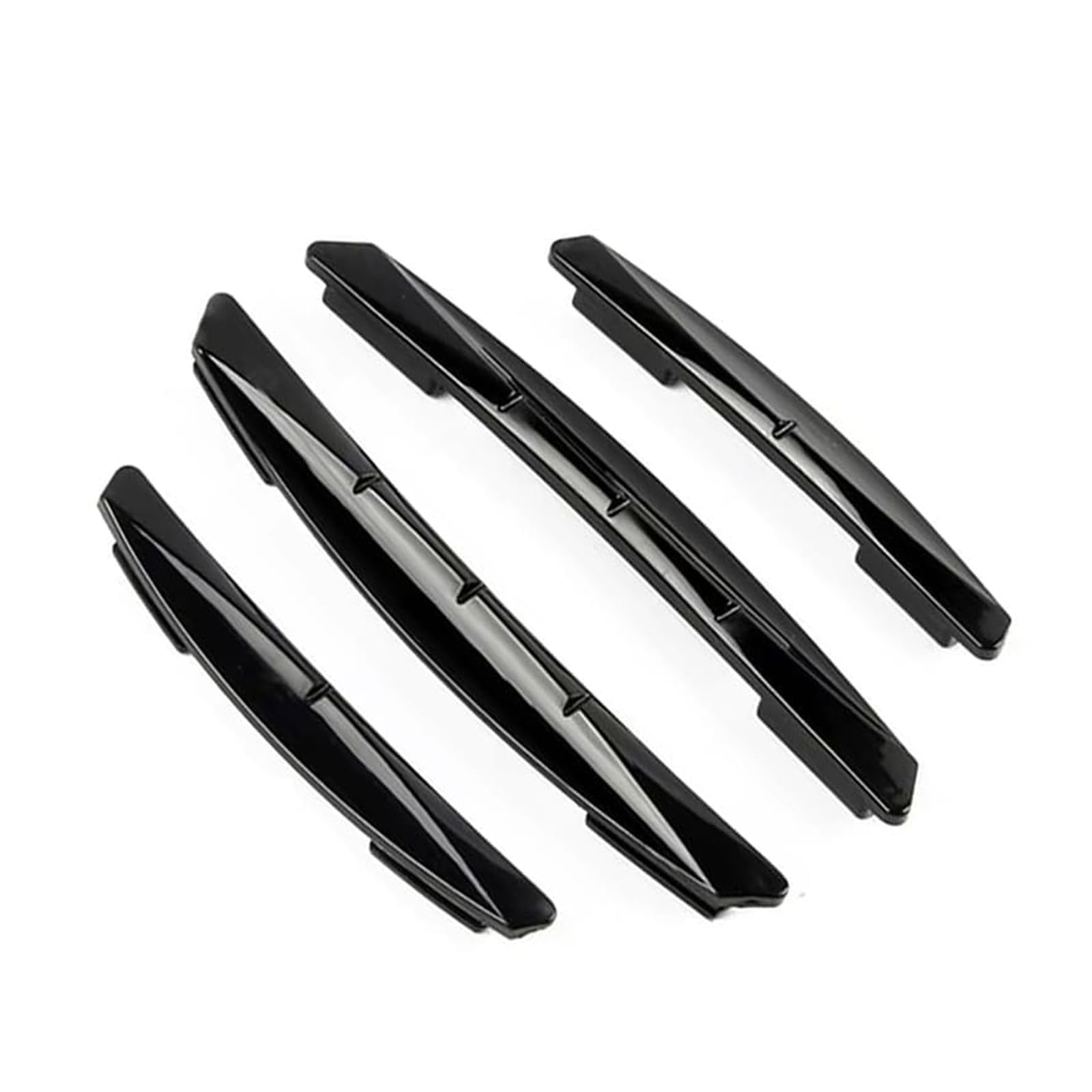 MLUQPEZUZ 4 Pcs Car Door Edge Guards Protectors, for VW GTI Phideon Touran Tharu Teramont Door Edge Stickers Anti Collision Anti Scartch Side Door Edge Trim Strip