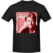 Peter Cetera T Shirt Mens O Neck Short Sleeve Tees Fashion T Shirt Black