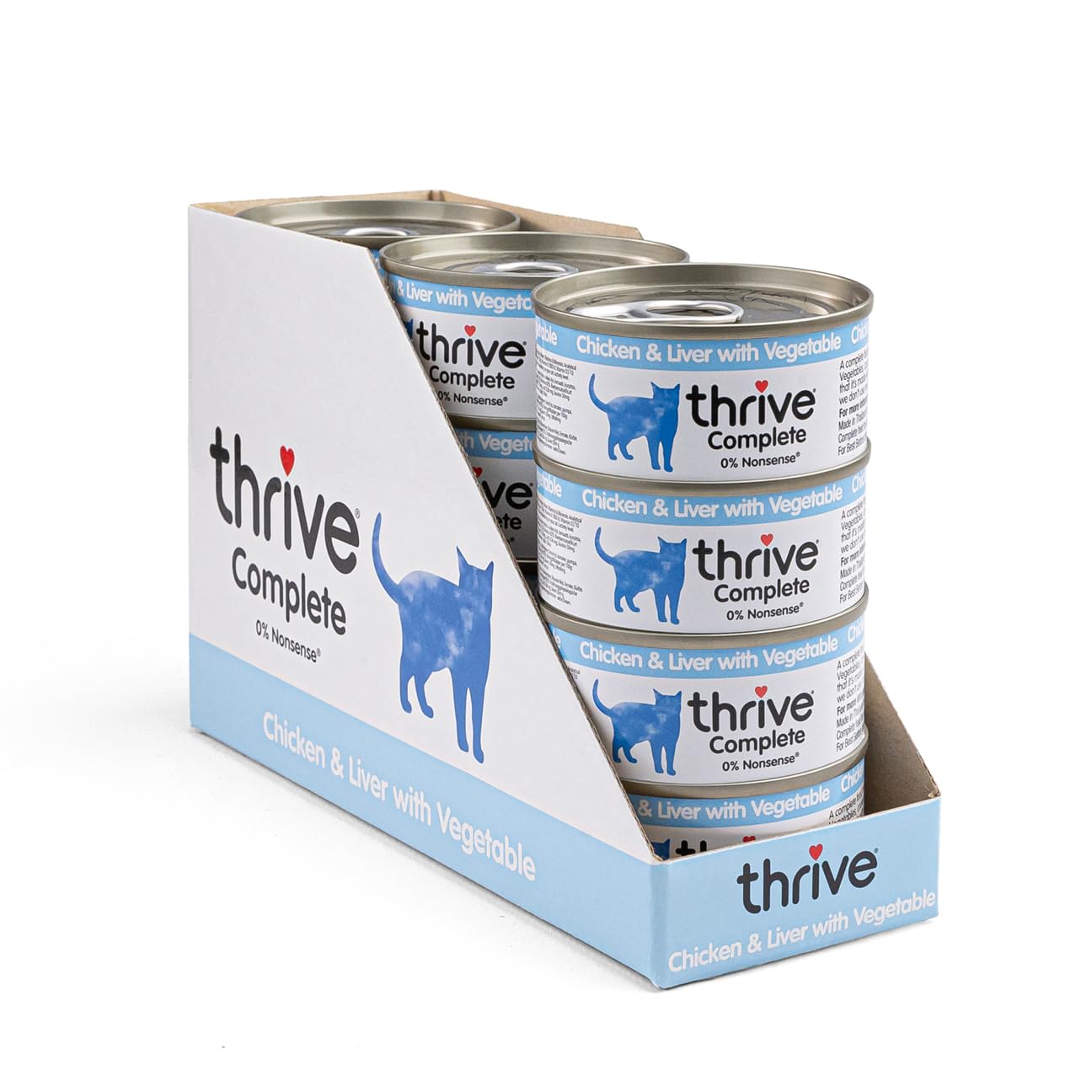 thrive cat Complete - Chicken and Chicken Liver with Vegetables 12x75g