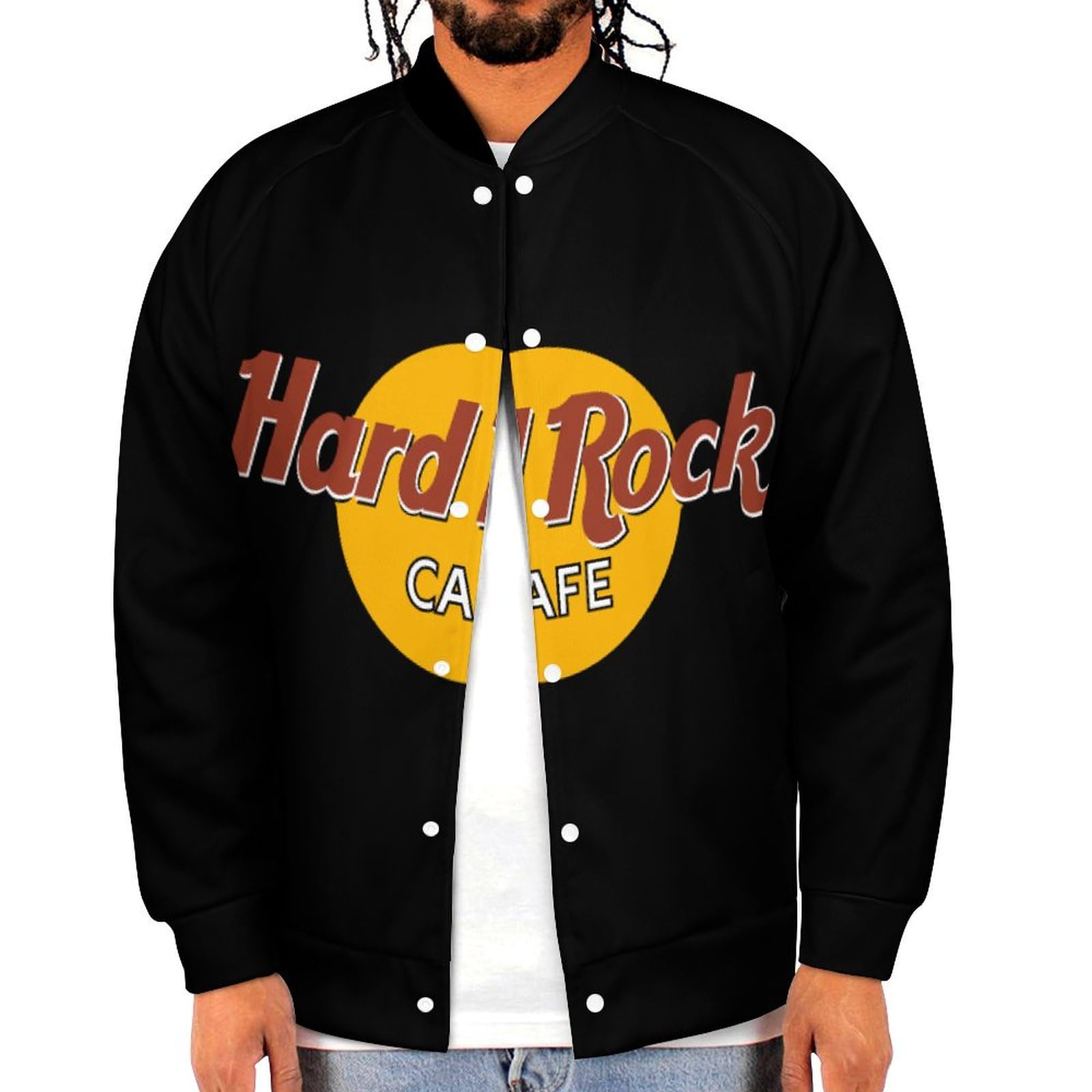 Amazon.co.jp: ジャケット スタジャン Hard Rock Cafeハードロック 