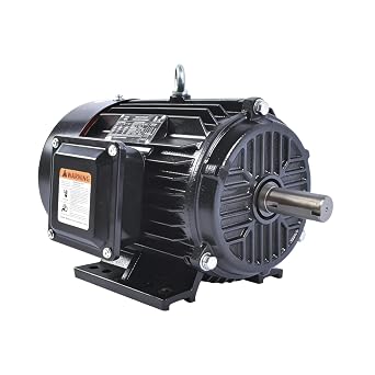 3 HP 3 Phase Electric Motor, 1800 RPM, 182T Frame, 230/460V