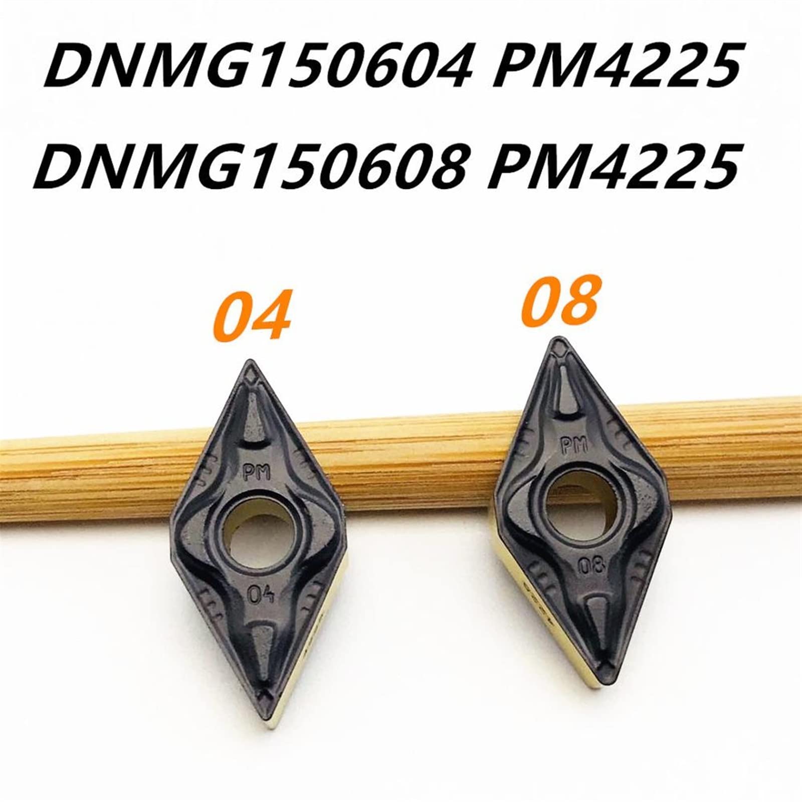 Herramientas de torneado, 10 piezas Insertos de corte TNMG160404 TNMG160408 HA PC9030 Herramienta de torneado externo de alta calidad Inserto de carburo for procesamiento de acero Herramientas de torn