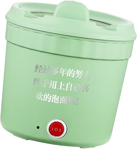 Olla eléctrica de fideos prémium olla de fideos eléctrica multifuncional caldera de pasta eléctrica de 1 litro, mini olla caliente eléctrica para