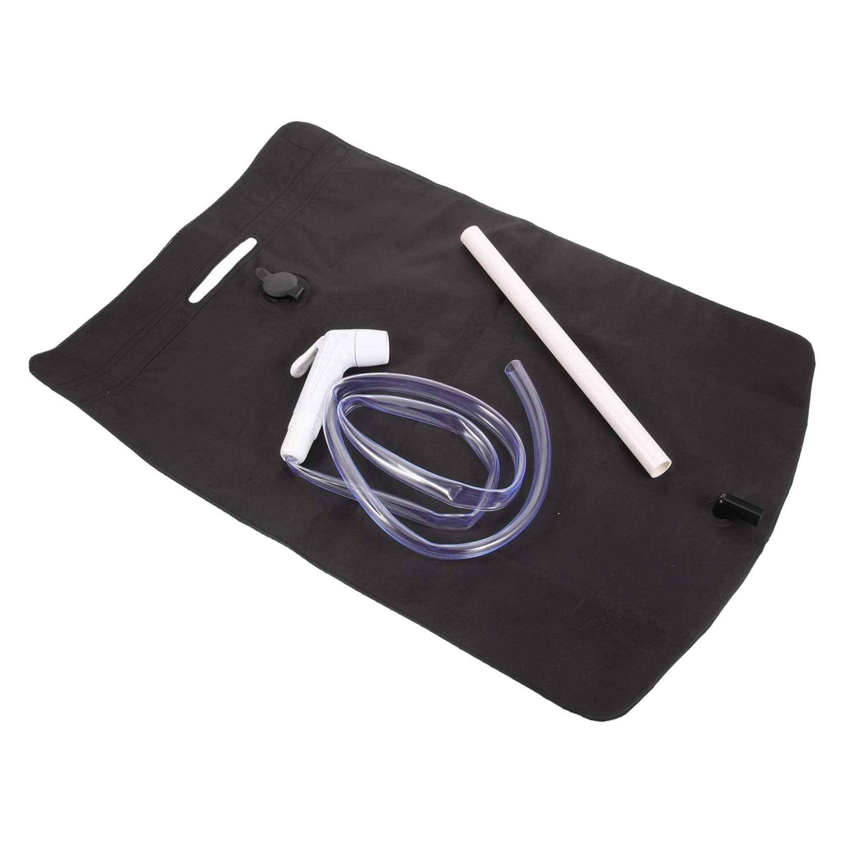 BESPORTBLE 1 Set Outdoor Wash Bag Camping Water Bag Outdoor Water Proof Bag Travel Kit Portable Shower Outdoor Showers Travel Shower Black 0.35mmpvc Oxford Laminating Fabric