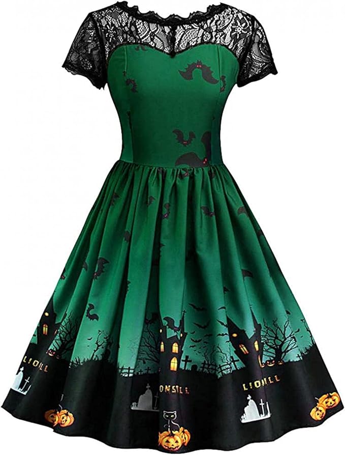 Amazon Co Jp ハロウィン ワンピース レディース Hostingg レース ワンピース 半袖 レトロ ワンピース 可愛い 魔女 かぼちゃ 仮装 パーティー ドレス 膝丈 Aライン コスプレ 演劇服装 大きいサイズ 夏 02 グリーン S ホビー Amazon Co Jp ハロウィン ワンピース レディース Hostingg レース ワンピース 半袖 レトロ ワンピース 可愛い 魔女 かぼちゃ 仮装 パーティー ドレス 膝丈 Aライン コスプレ 演劇服装 大きいサイズ 夏 02 グリーン S ホビー
