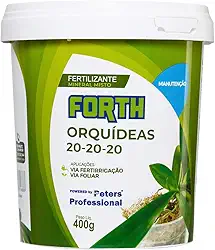 Forth Orquídeas Manutenção, Peters Professional, Fertilizante Mineral, NPK (Nitrogênio, Fósforo, Potássio) 20-20-20, Micronutrientes, Nutrição Vegetativa, 400g