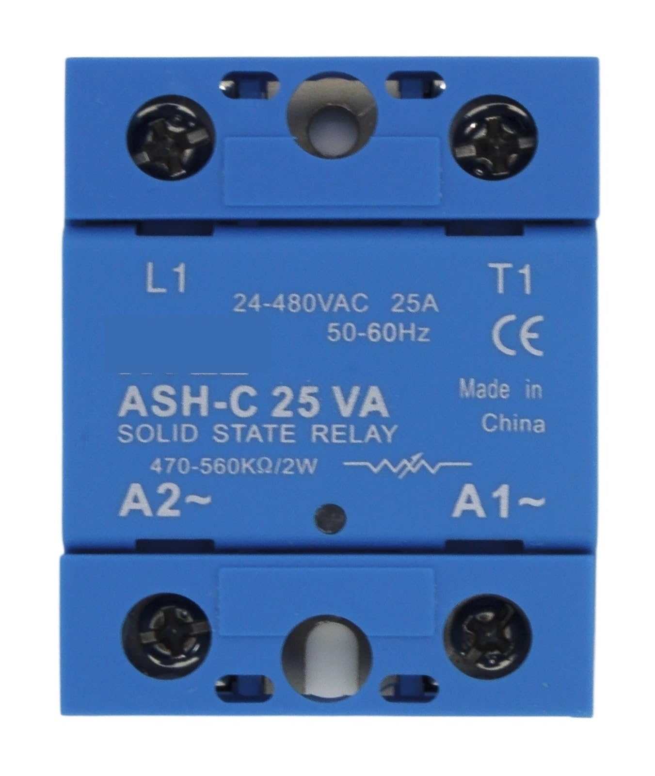 Ltrajuynh One Color Ash-C-25Va Single Phase Resistance To Ac 25A 24-480Vac Solid State Voltage Regulator 25Va Ssr