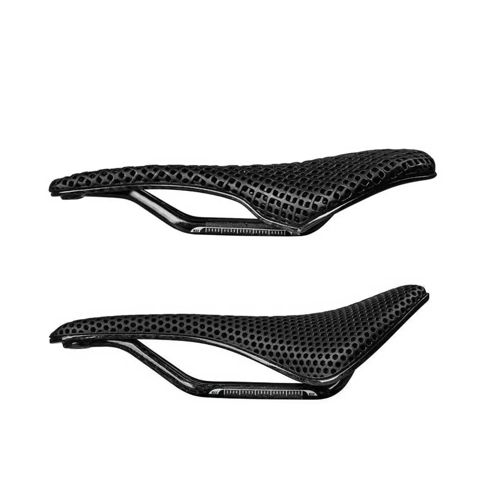 Selle for bici da strada in carbonio 165 g, binari 245 x 145 mm, 7 9