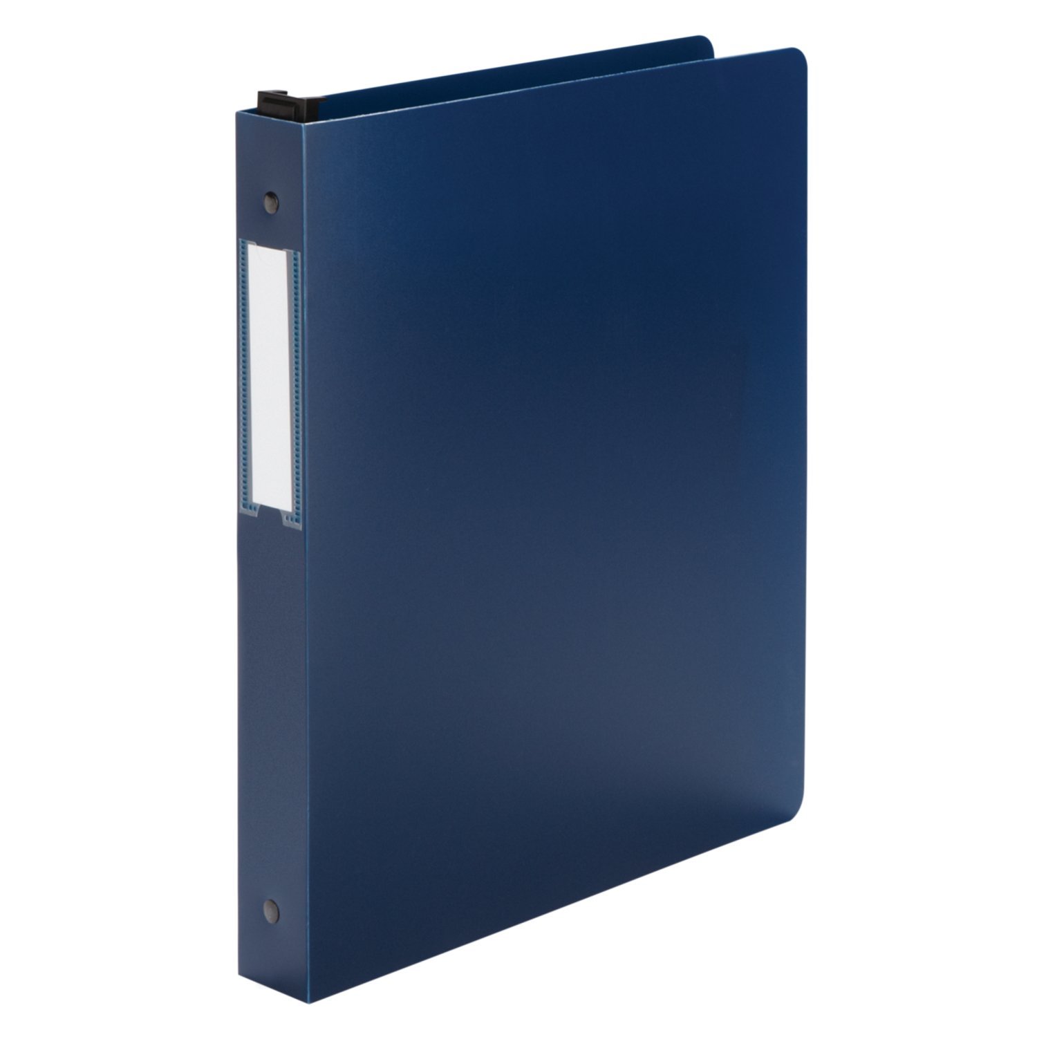 Wilson JonesHanging Dubllock Round Ring Poly Binder, 8.5 x 11 Inches, 1-Inch Capacity, Blue (W390-14BL)