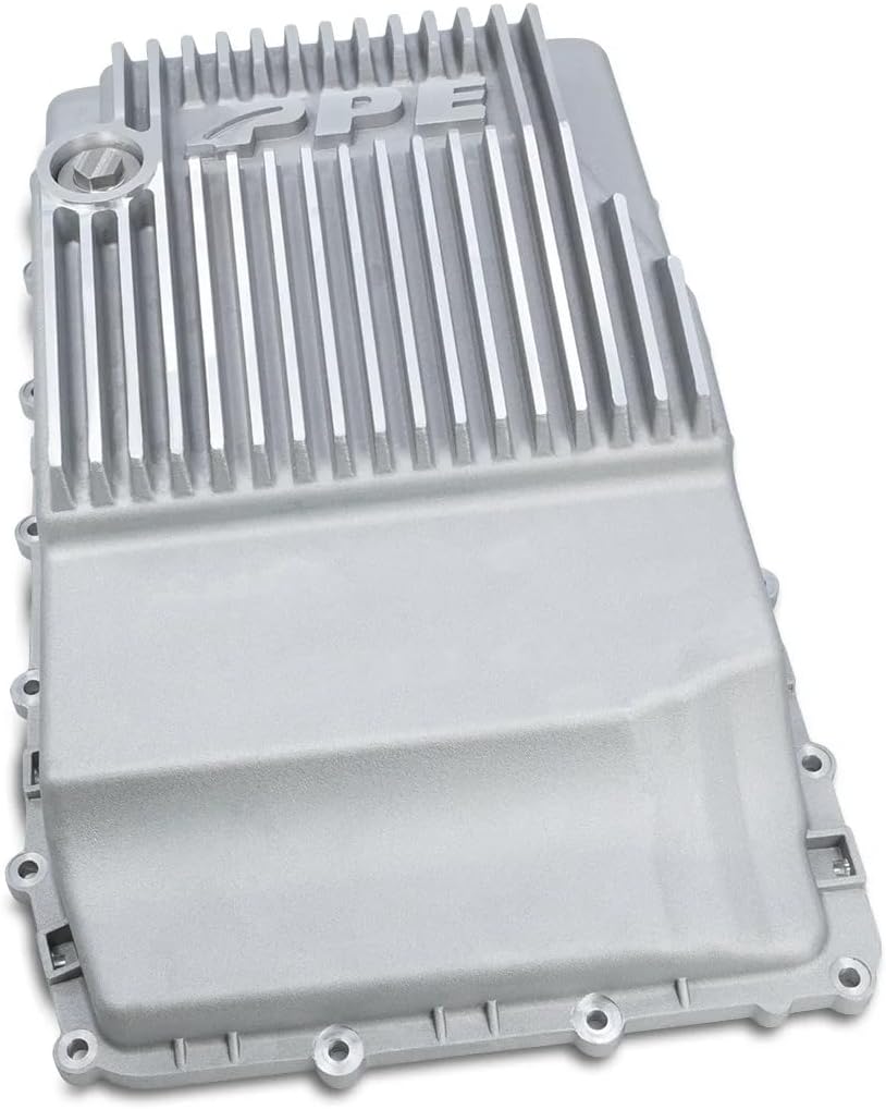 Pacific Performance Engineering PPE Heavy Duty Cast Aluminum Deep Transmission Pan (Brushed) 328053120 Compatible with 2017+ F150 with 10R80 Transmission
