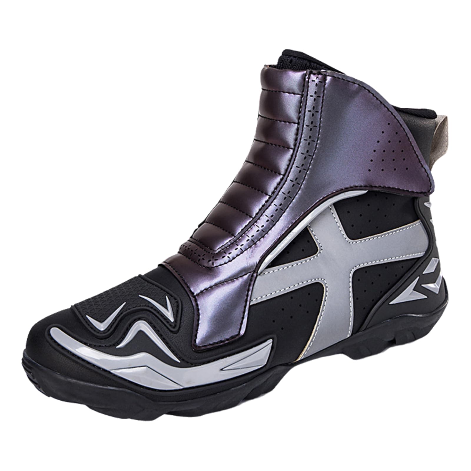 Chaussures de moto respirantes avec semelle antidérapante