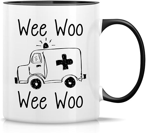 Miniatura 6 de Retreez Divertida taza paramédica de regalo ambulancia EMT médico de primera respuesta 11 oz tazas de café de cerámica  sarcasmo sarcasmo