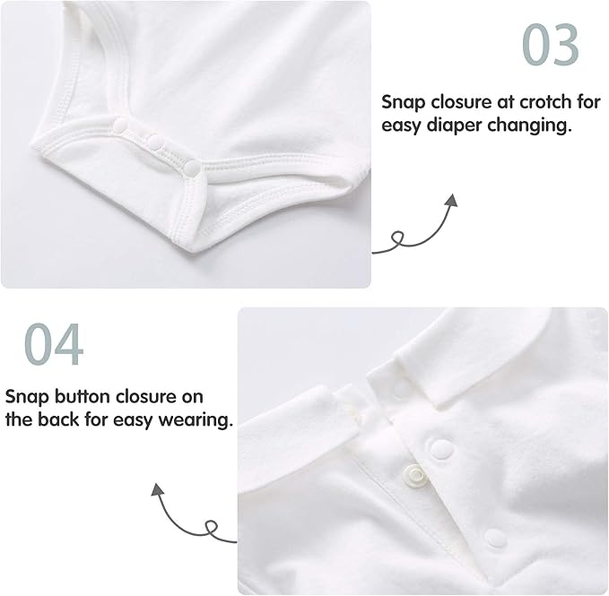 Bodies Bebé Algodón Pack 2 miniatura 6