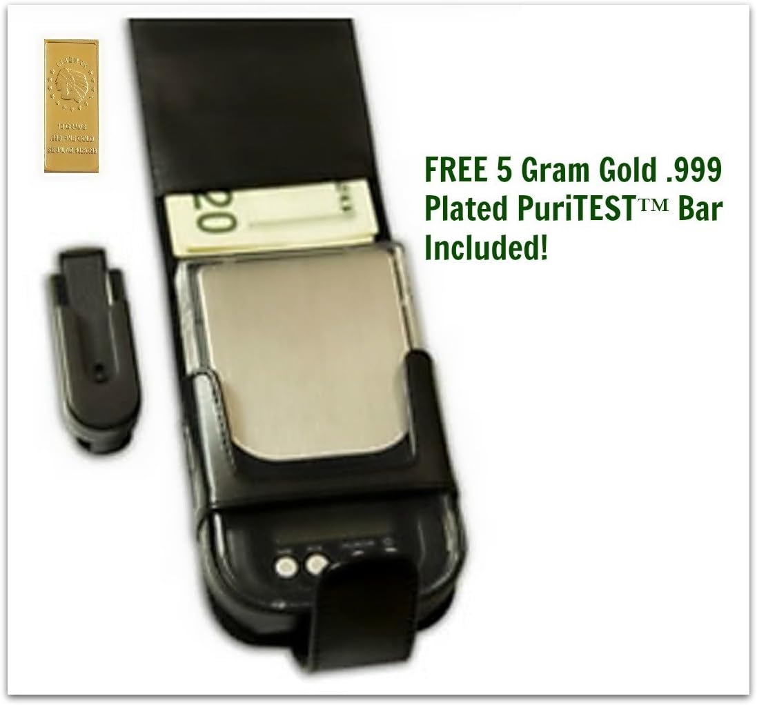 NEW 600g Digital Pocket Scale-Gram, Ounce, Troy Oz, Pennyweight-Metal Detector Accessories Gift Set + 5 Gram Gold Test Bar