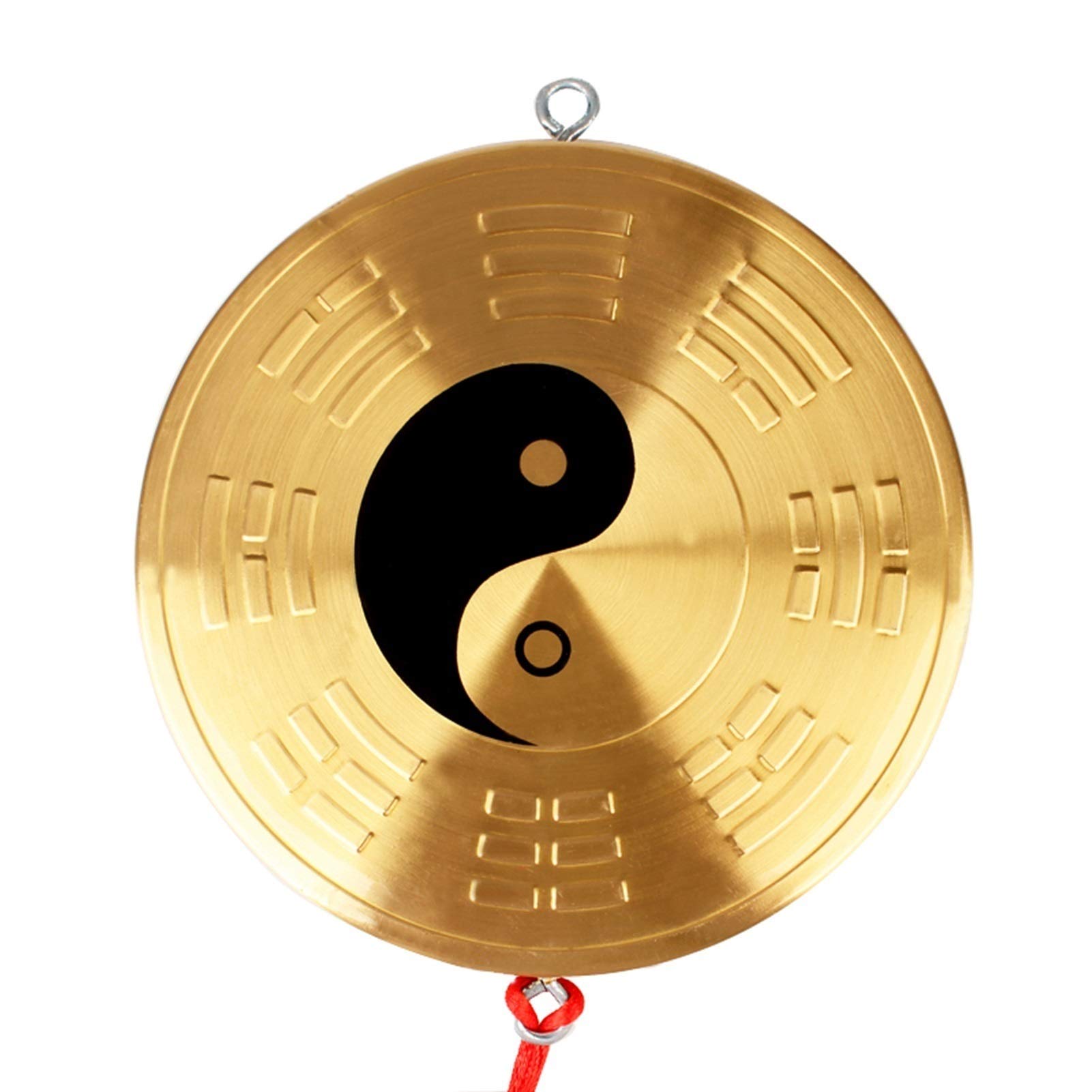 Specchio Ba Gua Jiugong Feng Shui de Cobre Tai Chi Espejo Cotilla Colgante Yin Y Yang Espejo Convexo Cóncavo Adornos para El Hogar Artesanías Specchio Cinese Feng Shui Bagua (Size : Medium)