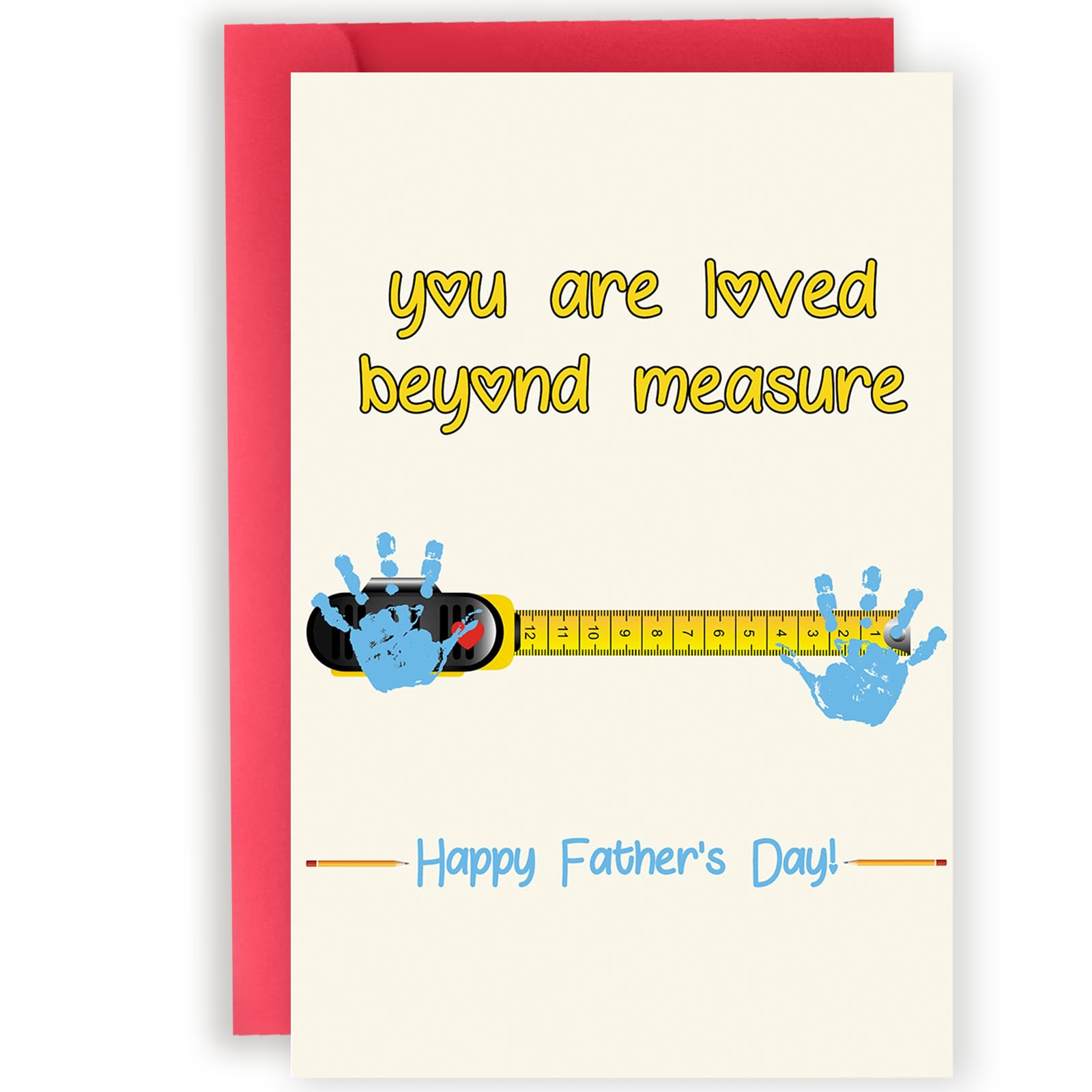 Abeletree Cute Father's Day Gifts for Dad, Best Fathers Day Card for Men from Daughter Son Kids, Unique Gifts for Fathers Day