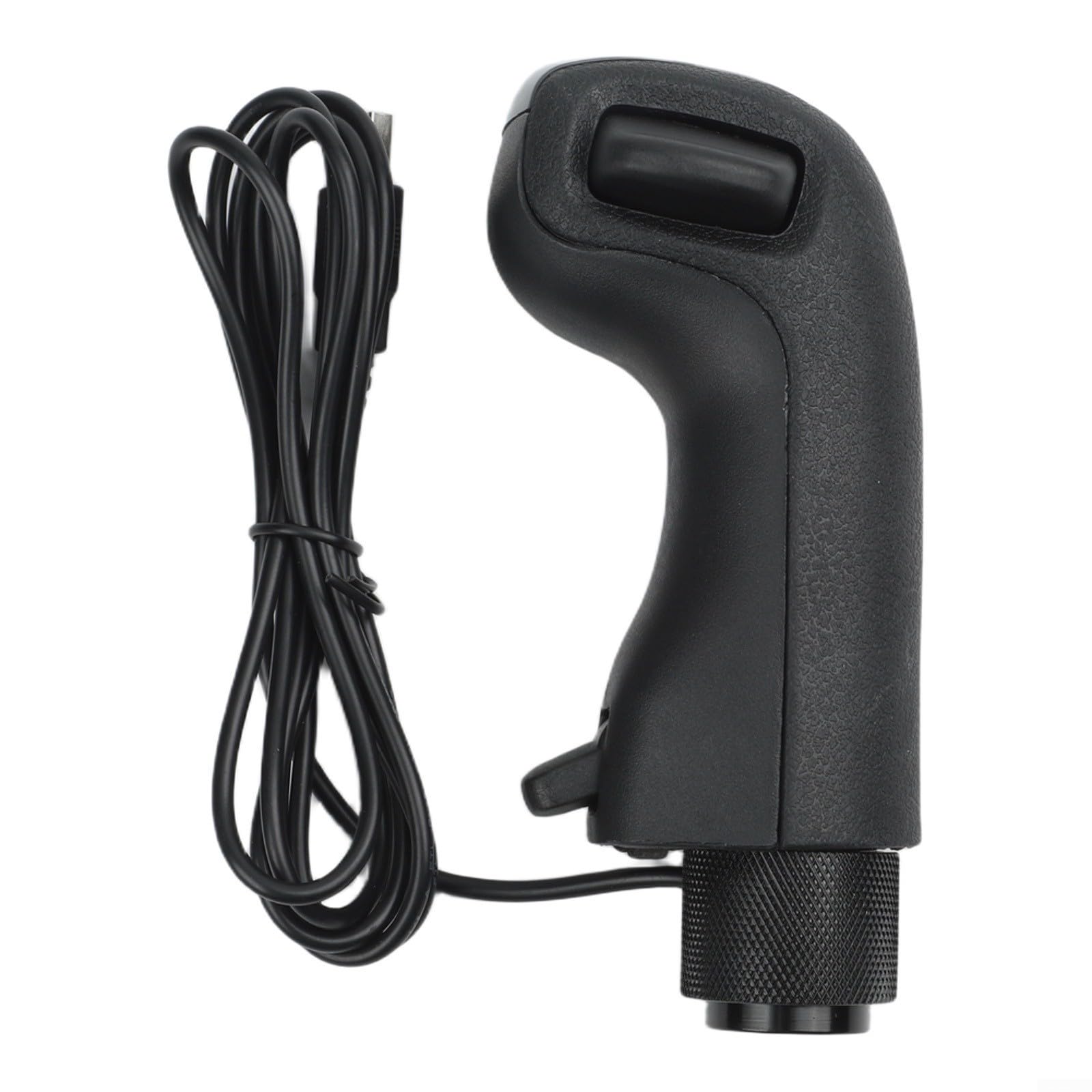 Pommeau de levier de vitesse USB haut et bas pour simulateur de vitesse de camion Scania compatible avec ETS2 pour configuration de jeu AT Racing Noir