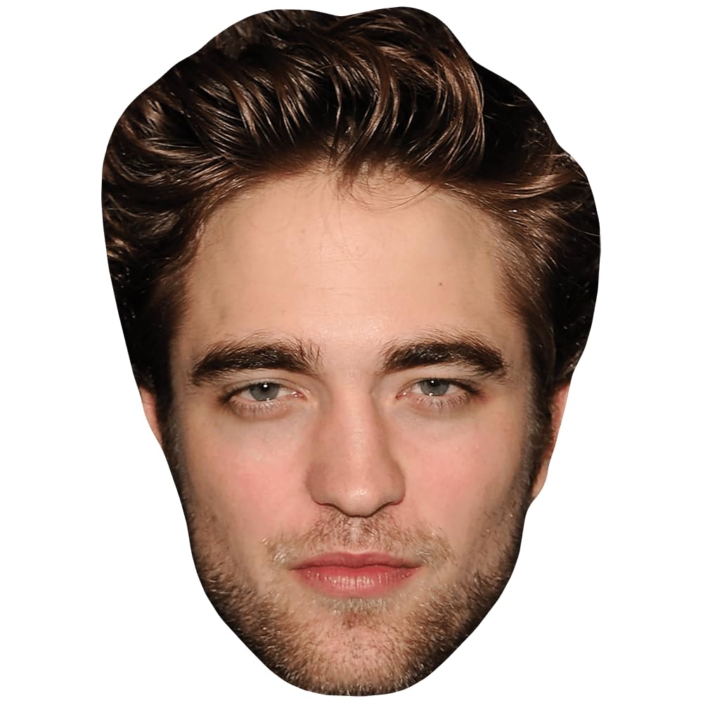 Celebrity Cutouts Lifelike Robert Pattinson (2009) Celebrity Mask, Flat Card Face, Fancy Dress Mask