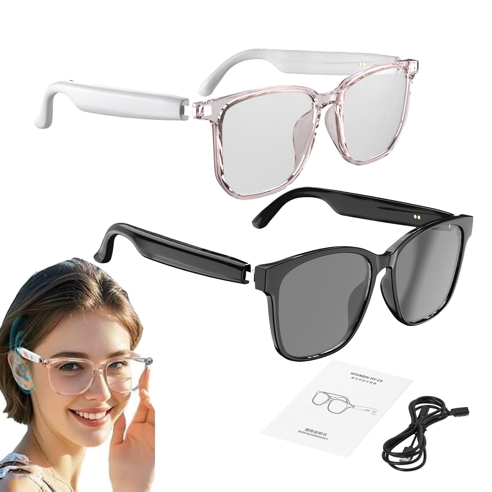 Translation Glasses Translating Glasses Smart Ai Wireless Bluetooth Translation Glasses Real Time Voice Assistant with 144 Language for