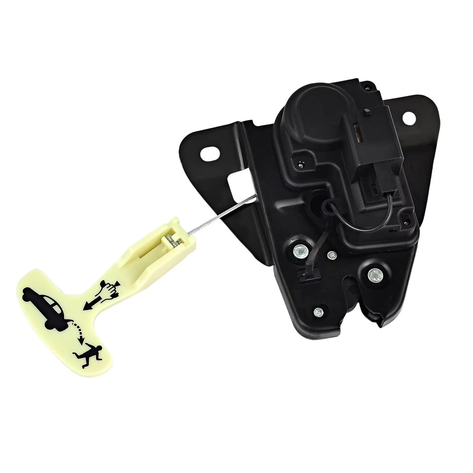 Yoneleu One Color Car Boot Lid Solenoid Car Rear Lock Trunk Luggage Tailgate Latch Actuator Compatible With Chrysler For 300 2005-2018 200 2011-2014 931-714 5056244Aa
