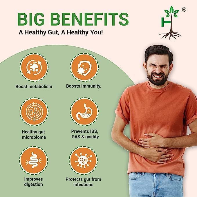 Miniatura 6 de Suplementos de probióticos Gut Feel para la salud intestinal  25 mil millones de UFC y 12 cepas  Mejora la digestión y la inmunidad de las botas -