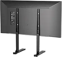 Suporte Universal para TV de 32 a 80 Polegadas, Ajustável em Altura de 41 a 97 cm, Capacidade até 60 kg, Compatível com VESA 200x200 a 900x600 mm, Base para Mesa ou Rack sem Furação