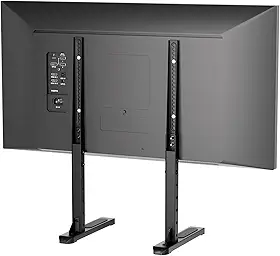 Suporte Universal para TV de 32 a 80 Polegadas, Ajustável em Altura de 41 a 97 cm, Capacidade até 60 kg, Compatível com VESA 200x200 a 900x600 mm, Base para Mesa ou Rack sem Furação
