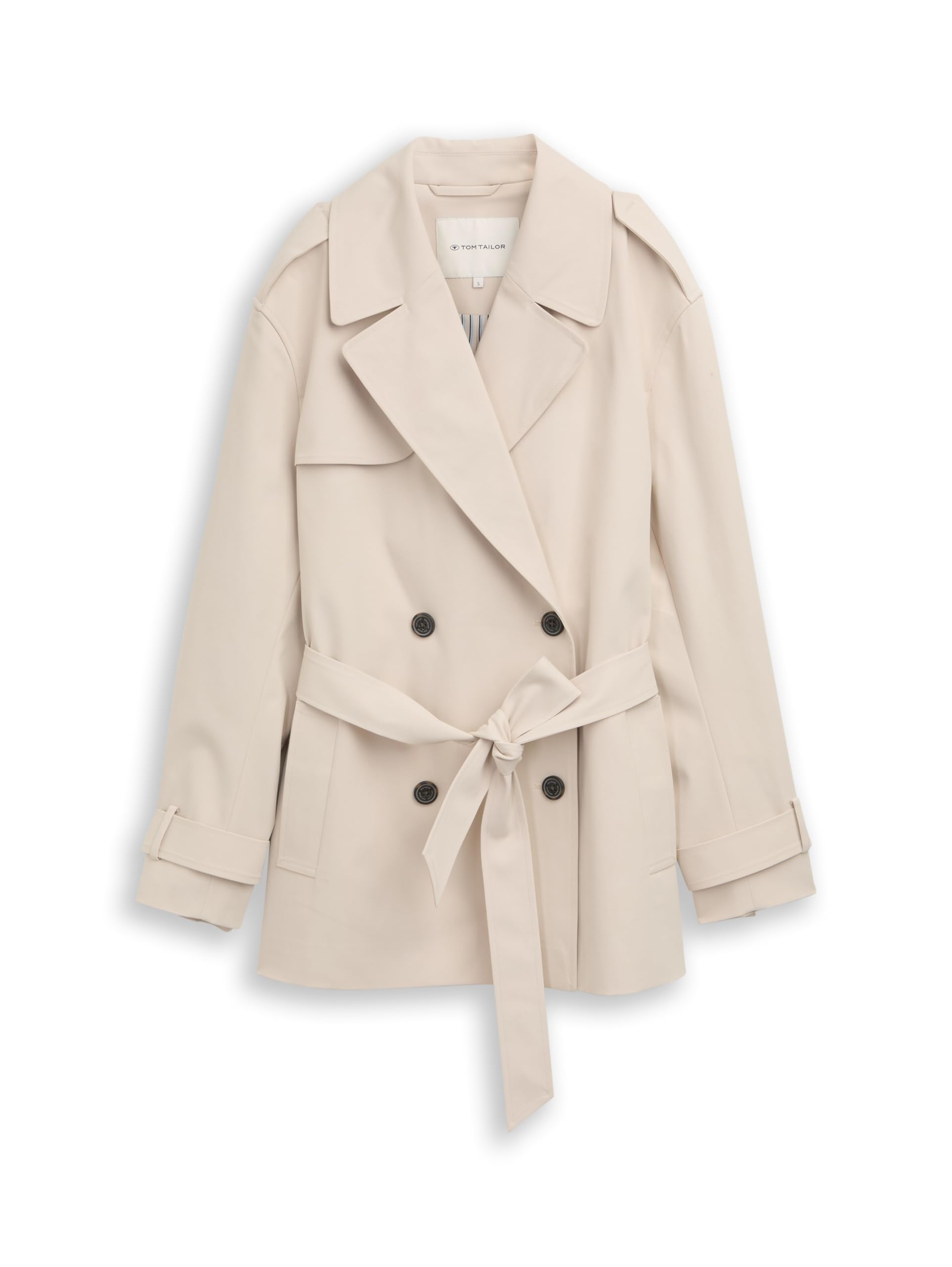 TOM TAILOR Damen Basic Trenchcoat
