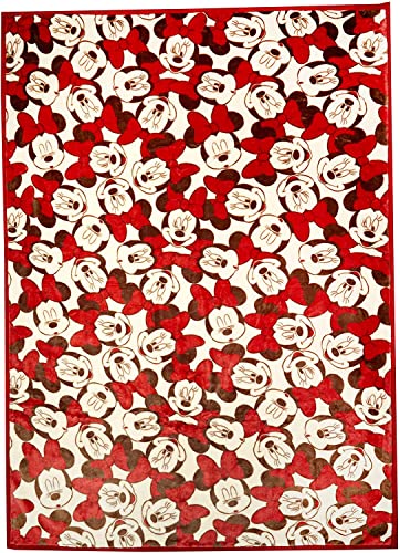 丸眞 毛布 ディズニー ミニー フェイシーズ ミニー ブランケット H200×W140cm かわいい ふわふわ おしゃれ 防寒グッズ 2245028500