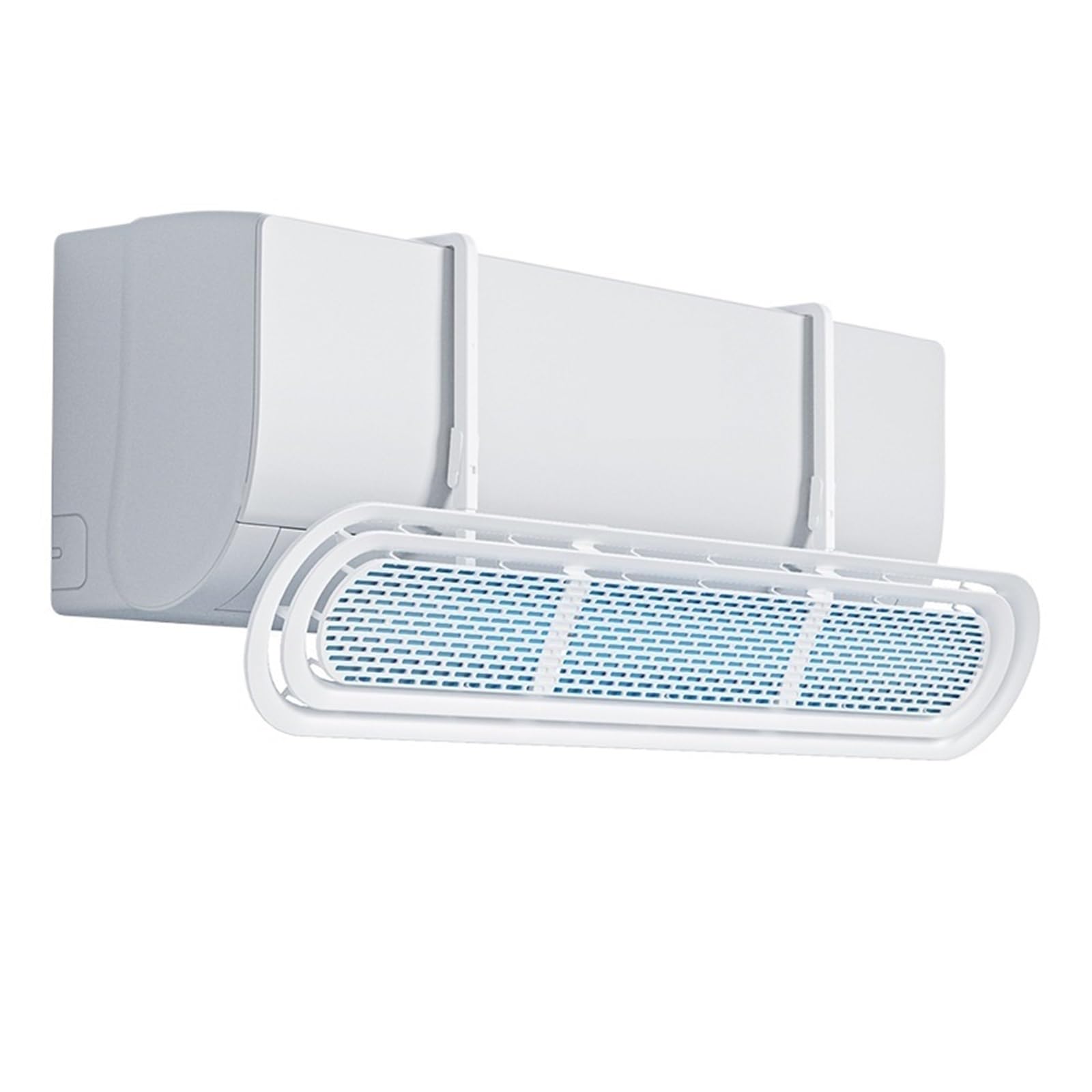 Juskaqzyi White Wall Mounted Vent Deflector Adjustable Air Conditioner Deflector
