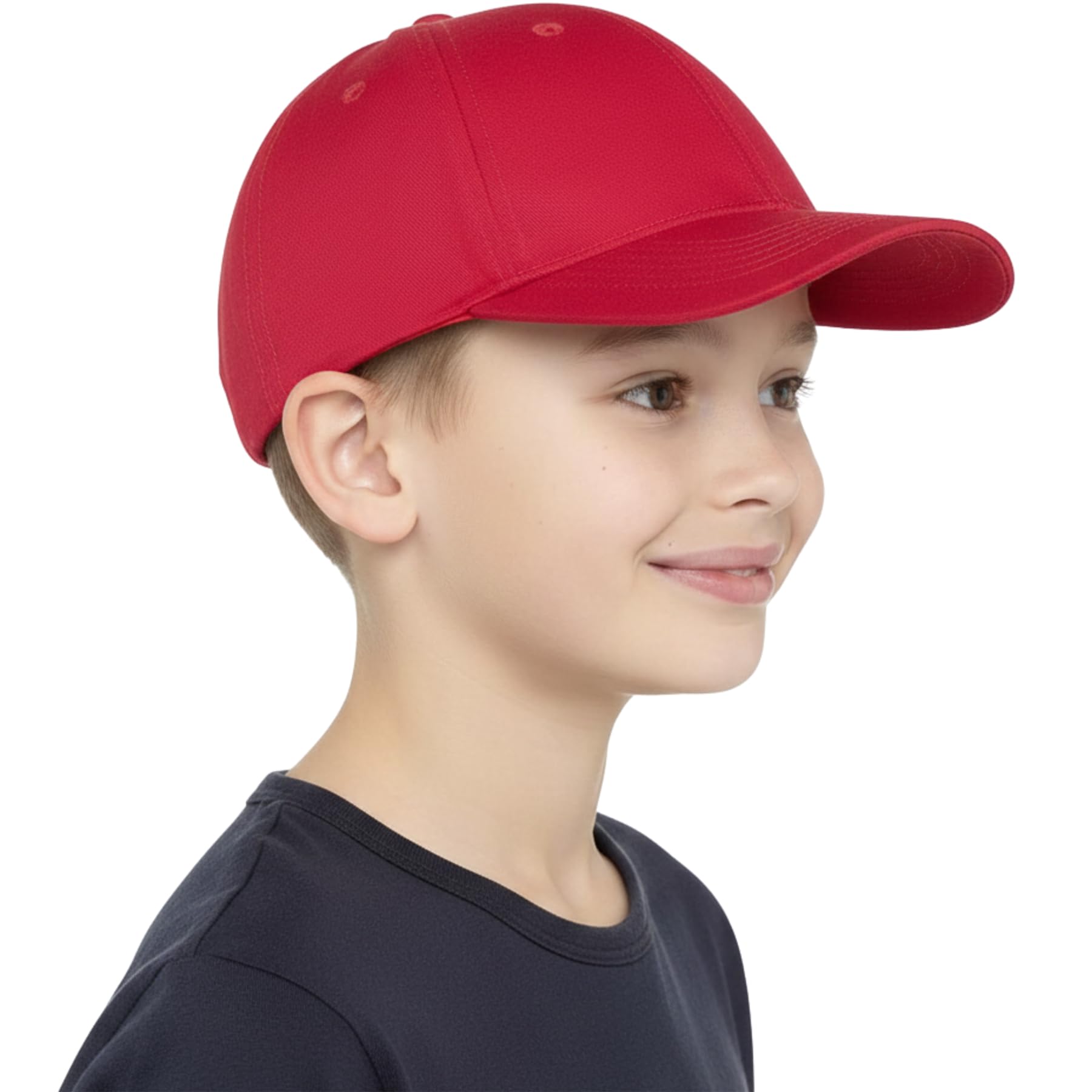 A2z 4 Kids Boys Red Baseball Cap Trucker Hat Adjustable Sun Protection Kids