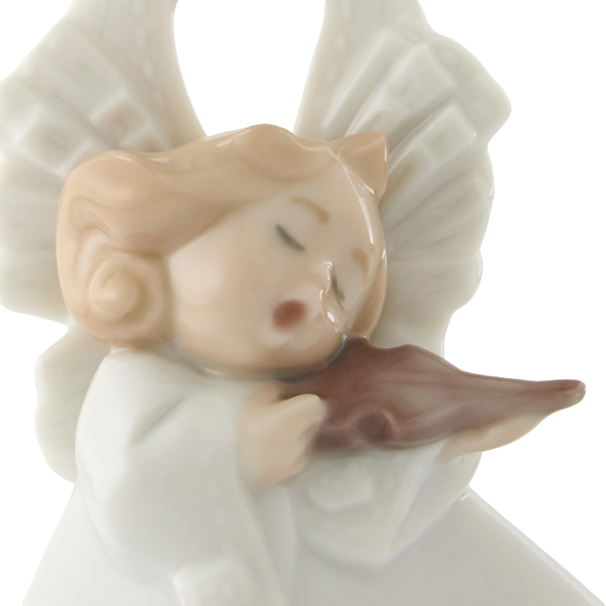 陶器人形　弦楽器 Amazon.co.jp: ナオ Nao リヤドロ 人形 天使の音楽隊 バイオリン
