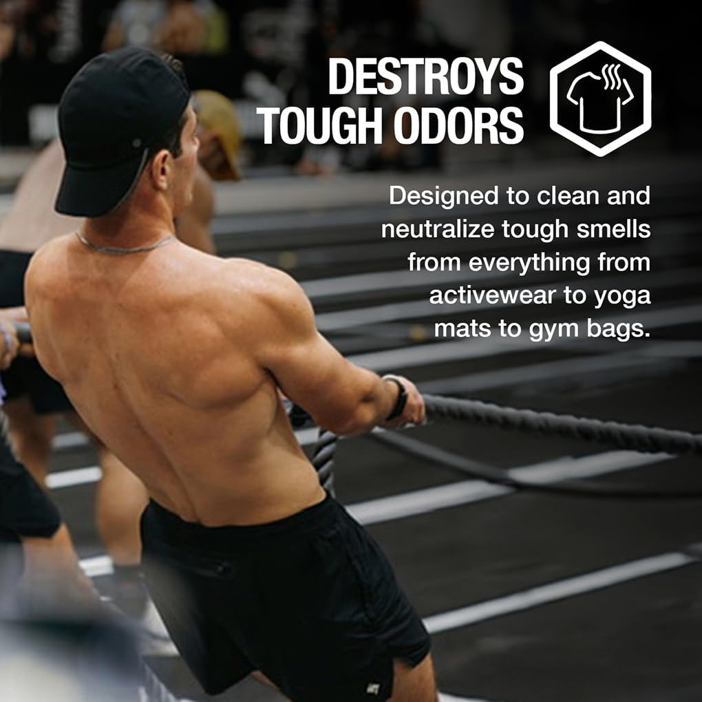 HEX Performance Deodorizing Spray, Fresh, 44oz (Pack of 2) - Awesome for Shoes, Gear, Activewear & Fabrics, Yoga Mats & Gym Equipment, Carpet, Pets, Odor Eliminator & Fabric Refresher Spray