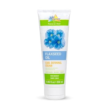 Sofnfree nPretty Natural Flaxseed Oil Kids Curl Cream, Safe for Curly Hair, Styling, Moisturizing, Softening, and Defining Curls, Adds Shine - 8.45 fl oz, Pack of 1