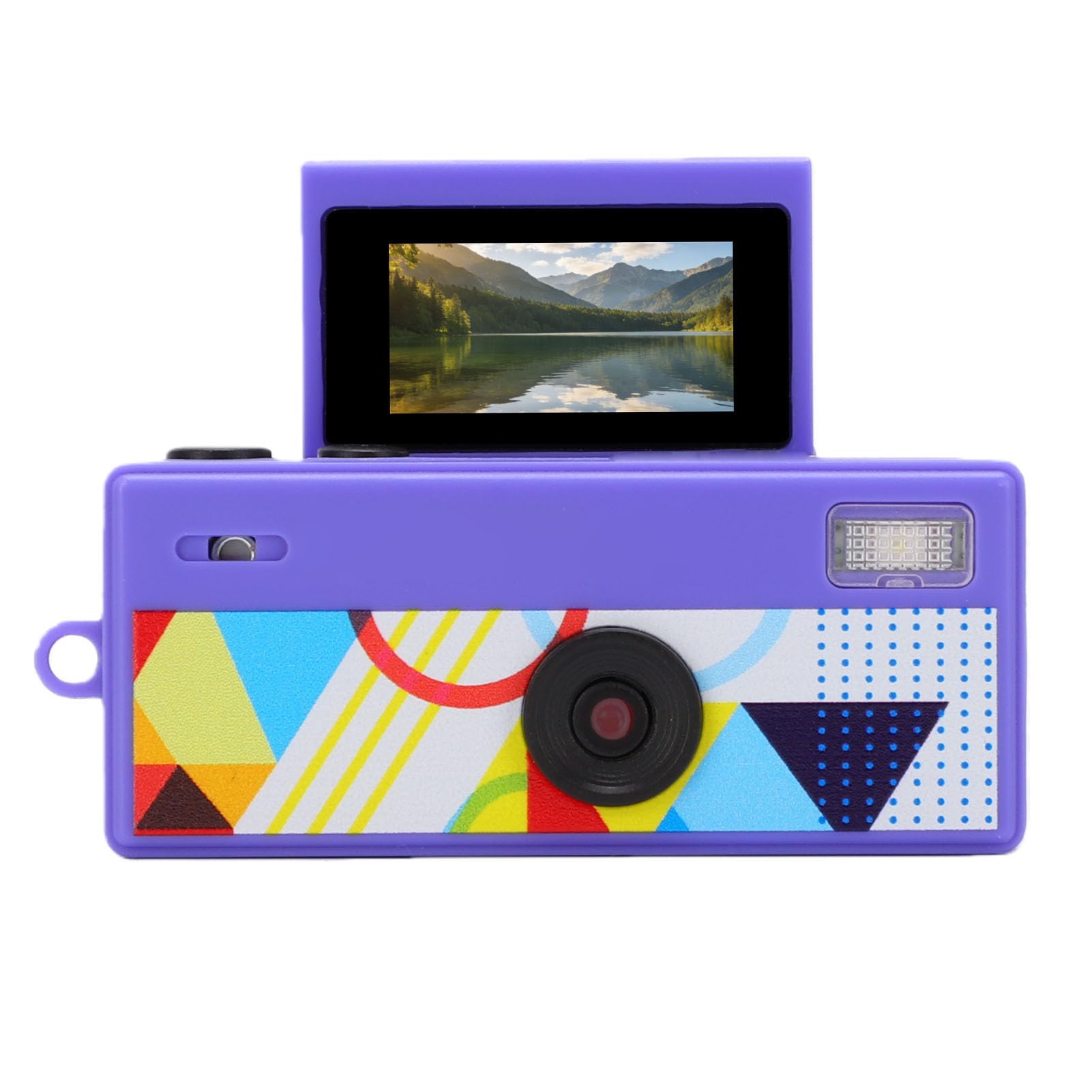Mini Keychain Digital Camera 1080P HD 12MP, Tiny with 0.96" Screen, Auto Focus & 130 Wide Angle Lens, Portable Video Recorder, Supports 64GB Card (Blue)-image-33
