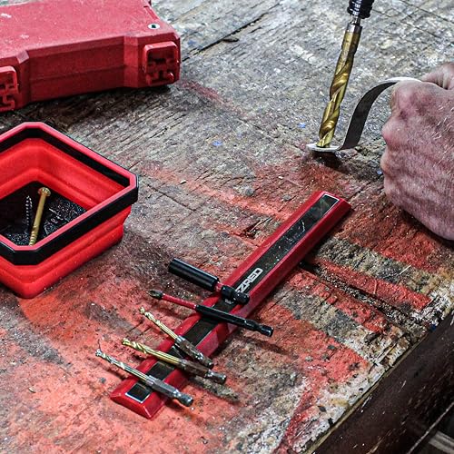 ezred sr102pk magnetic rail tool organizer magnetic tool holder storage organizer 2 pack