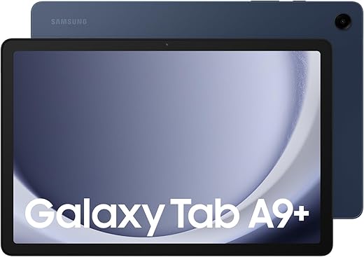 Samsung Galaxy Tab A9+ Android Tablet, 128GB Storage, 6GB RAM, Large Display, 3D Sound, Silver, 3 Year Extended Warranty (UK Version)