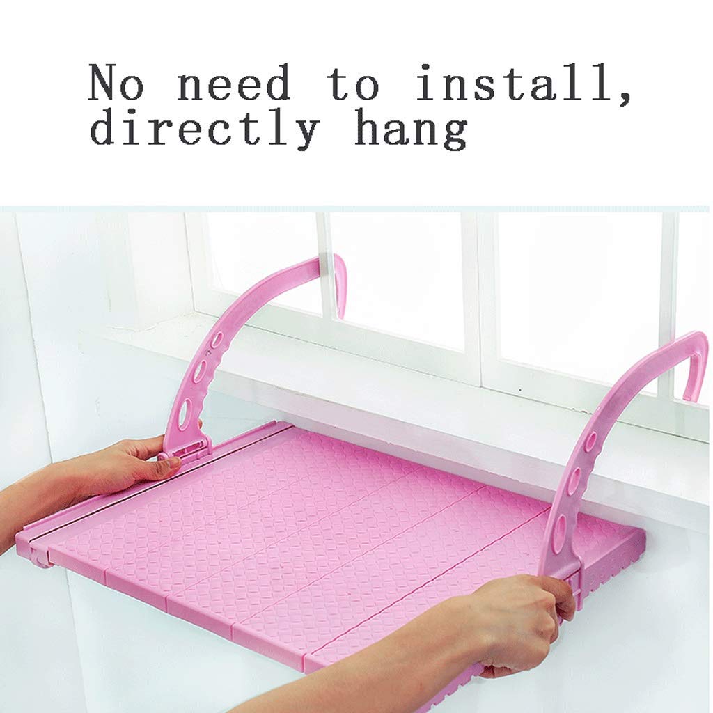 Generisch Diese Wäscheleine, verstellbare Wäscheleine für Kleidung und Schuhe, Wäscheständer, Handtuchhalter, platzsparend, wandmontiert, einziehbarer Wäschetrockner (Farbe: Weiß, Größe: 75-120 cm)