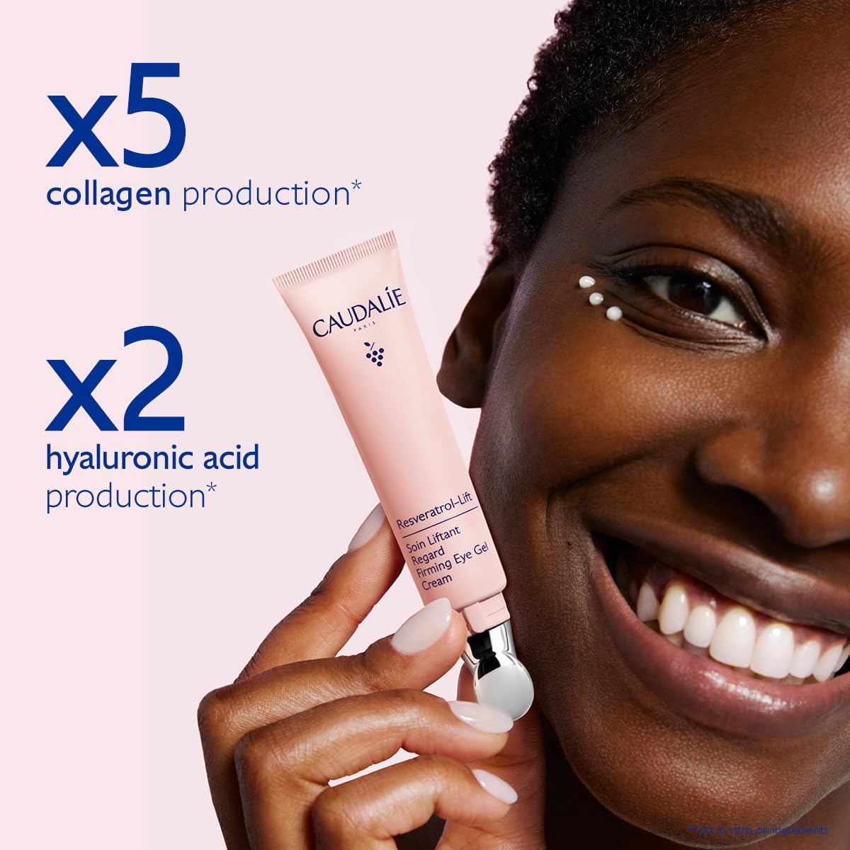 Caudalie Resveratrol-Lift Firming Eye Gel Cream, Retinol Eye Cream Alternative for Wrinkles 15 mL, 15 ml (Pack of 1) - Image 3