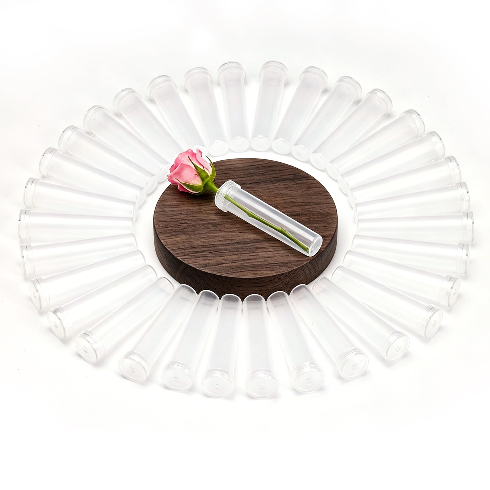 Clear Floral Water Tubes - 100 Pack -1