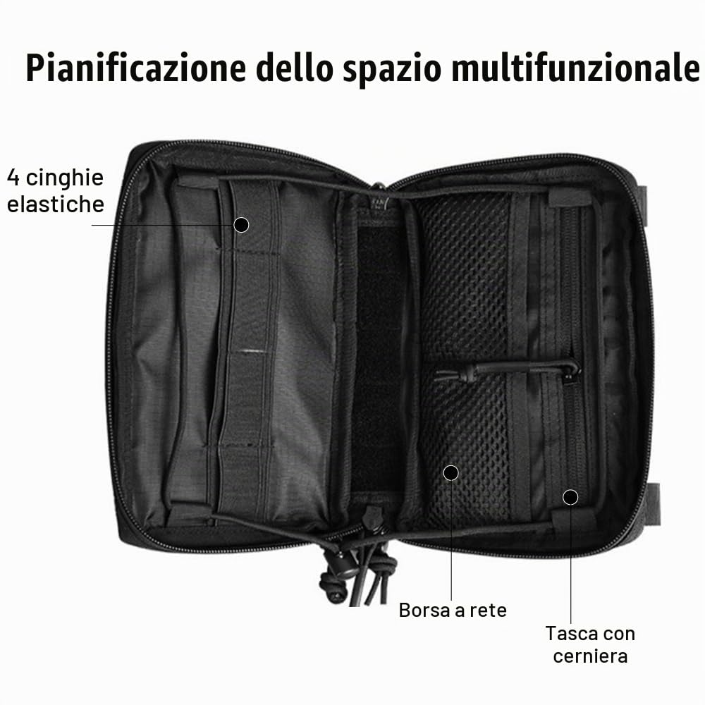 Borsa per Petto, Tasca Pettorale Impermeabile con Tracolla Regolabile, Borse Rig per Corsa, Viaggio, Escursionismo, Camminata, Caccia, Pesca