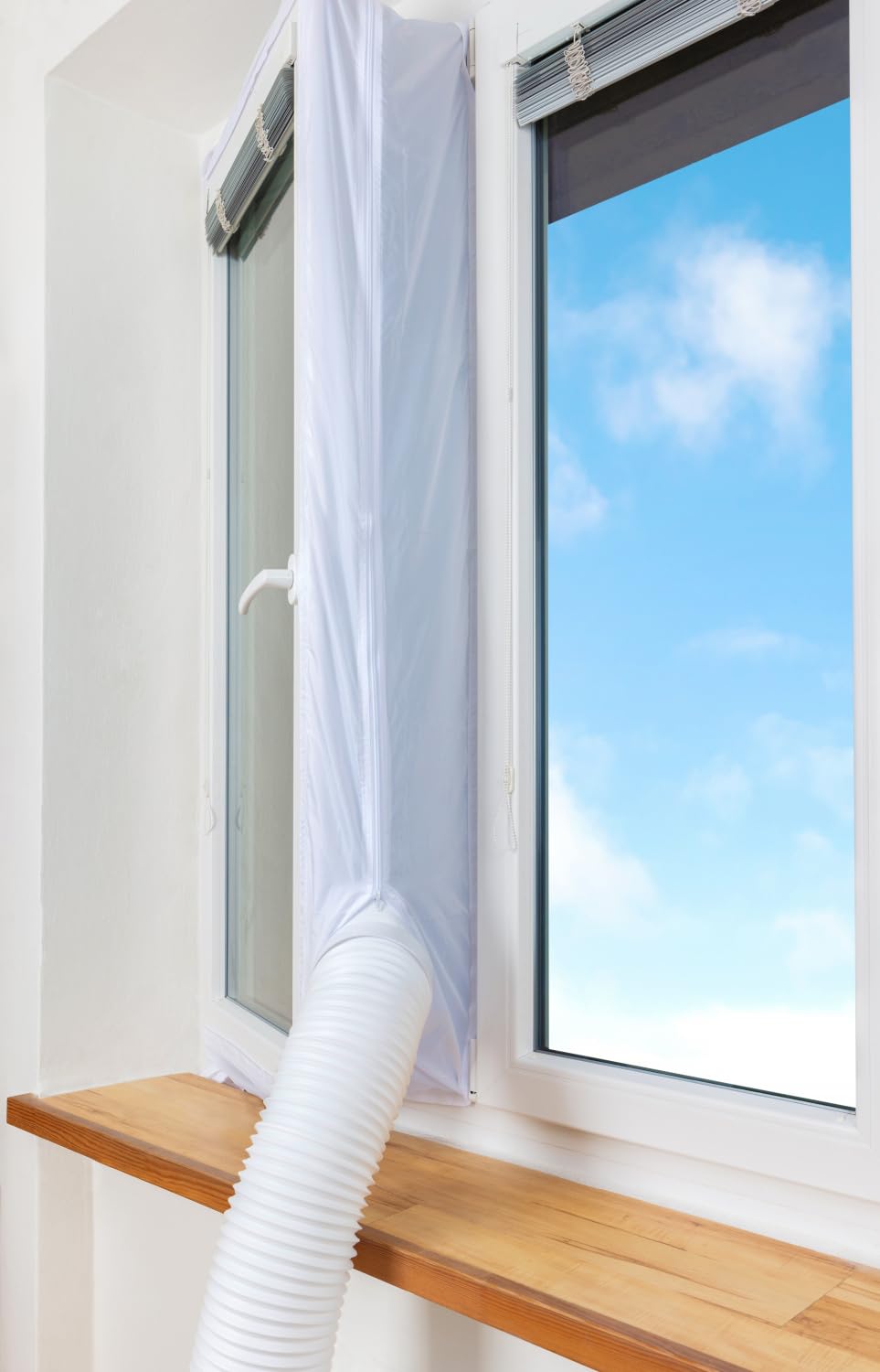 ETA Universal Fensterabdichtung ETA Fresco ETA057890100 für Mobile Klimageräte, Fensterabdichtung Klimaanlage 400cm
