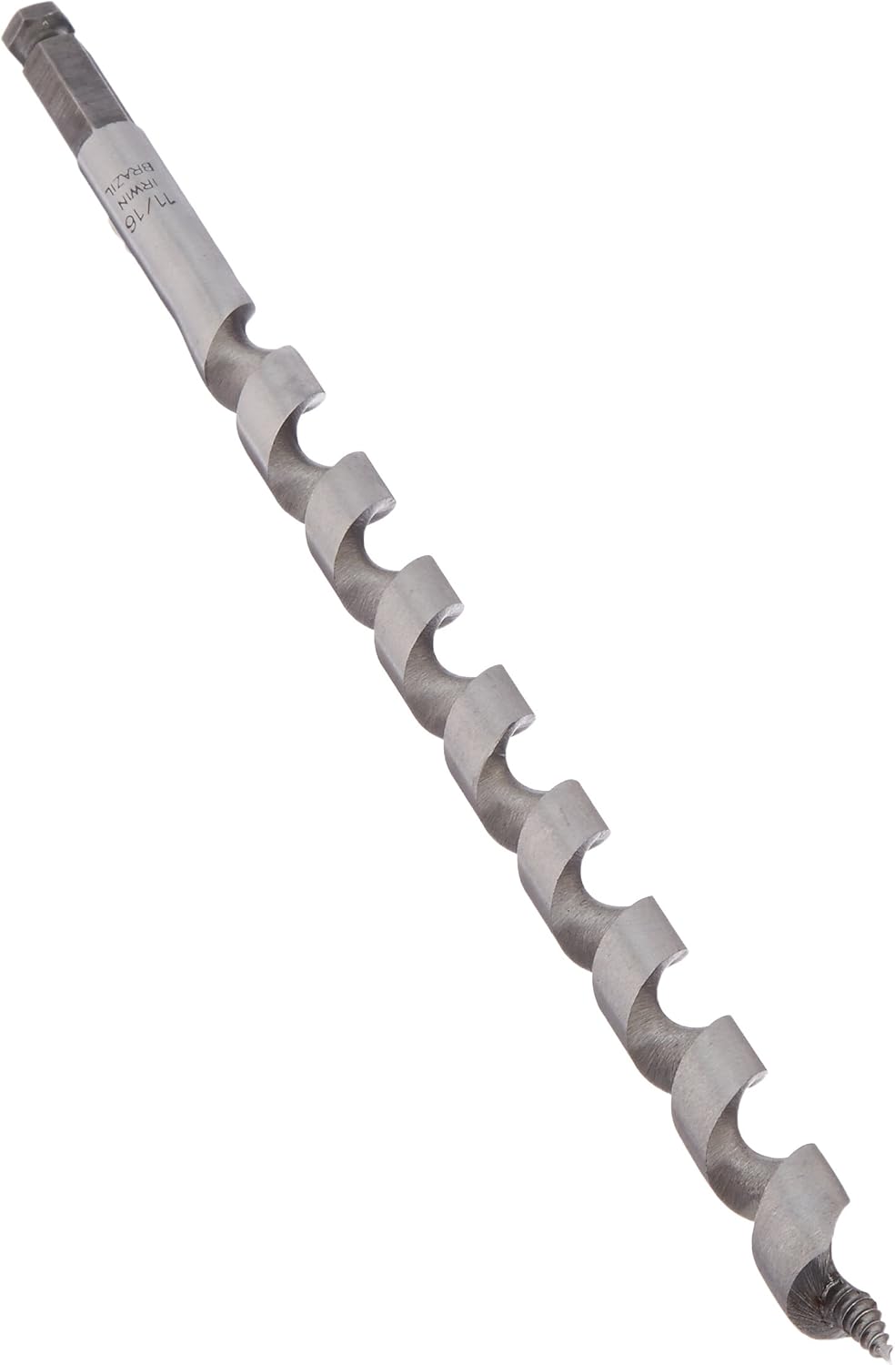 Irwin Tools 48511 Impact Wrench Long Ship Auger Bits, 7/16 Shank, 11/16 Diameter, 12 Total Length, Single