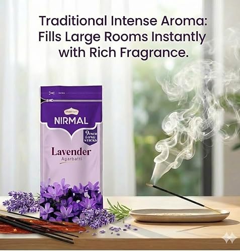 Vista 34 de Shubhkart Nirmal - Varitas de incienso de sándalo, paquete de 2 inciensos, 200 varitas de alta calidad, Haldi Chandan, fragancia de larga duración